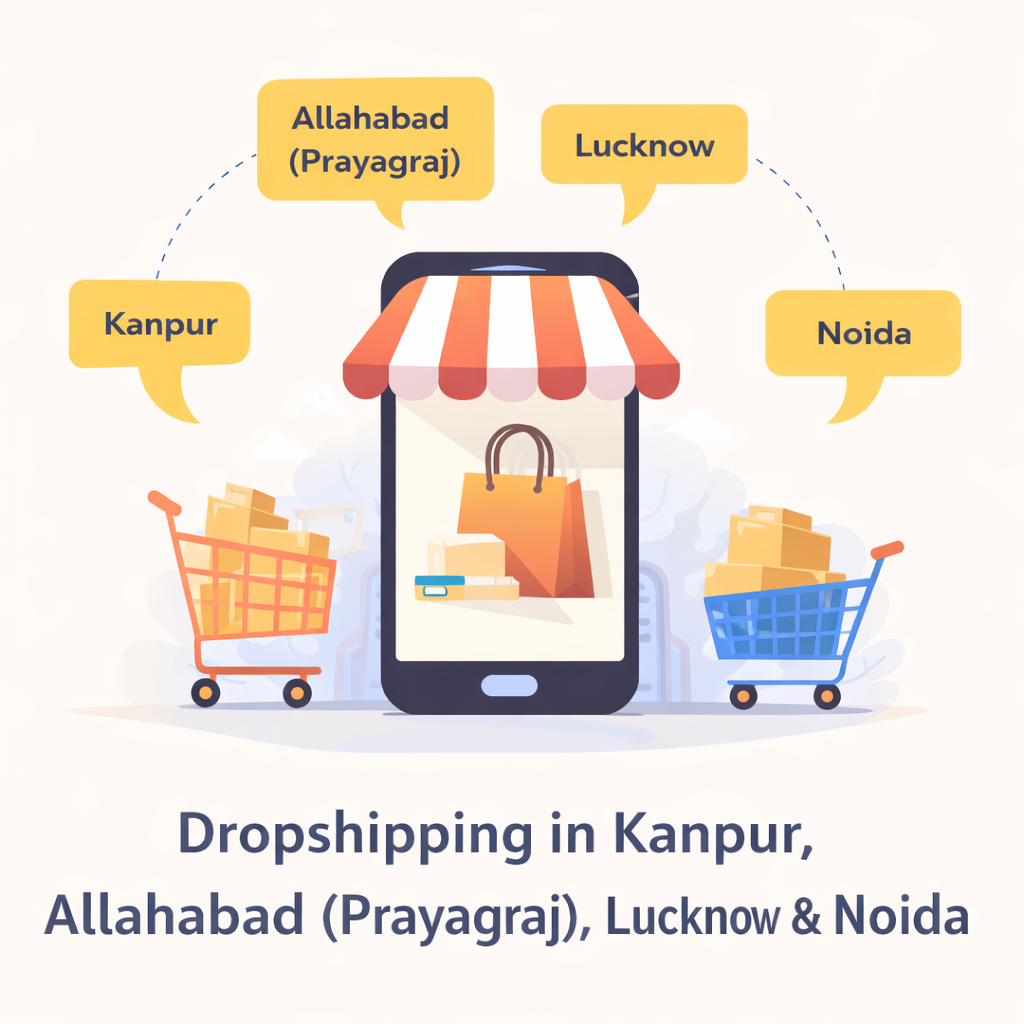 Dropshipping in Kanpur, Allahabad (Prayagraj), Lucknow & Noida