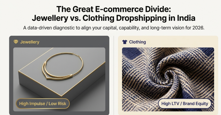 Jewelry vs Clothing Dropshipping in India: Profit, Margins and  Competition Compared
